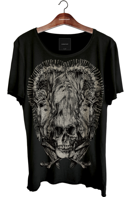 Camiseta Relax - Heart Bones | CHRISTOFF