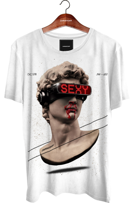Camiseta Gola Básica - Sexy David | CHRISTOFF