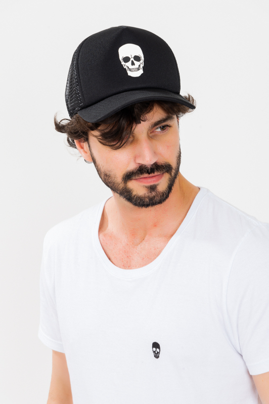 Boné Big Skull - Preto | CHRISTOFF Boné Big Skull - Preto | CHRISTOFF