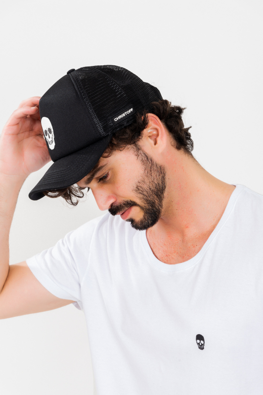 Boné Big Skull - Preto | CHRISTOFF Boné Big Skull - Preto | CHRISTOFF
