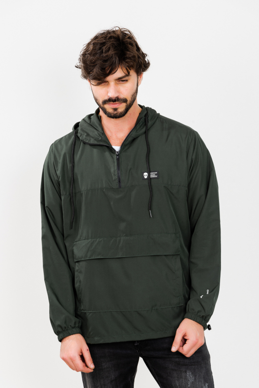 Corta Vento Anorack - Militar | CHRISTOFF