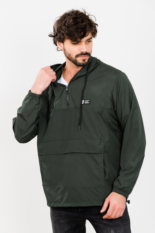 Corta Vento Anorack - Militar | CHRISTOFF