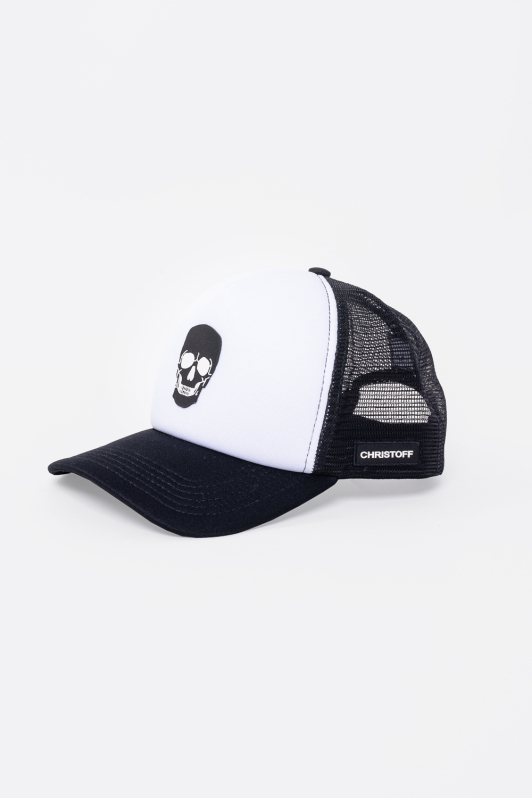 Boné Big Skull - Branco | CHRISTOFF