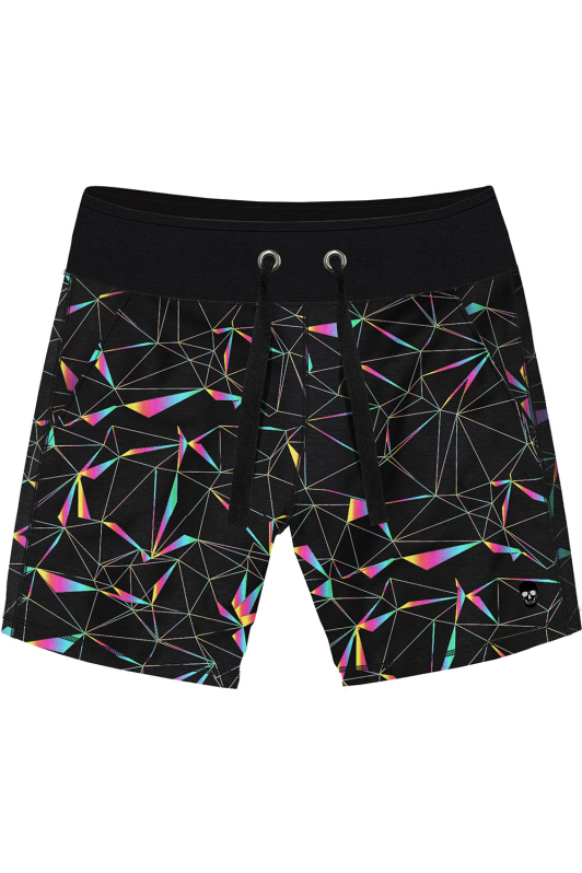 Bermuda Moletom - Fluor Triangles | CHRISTOFF