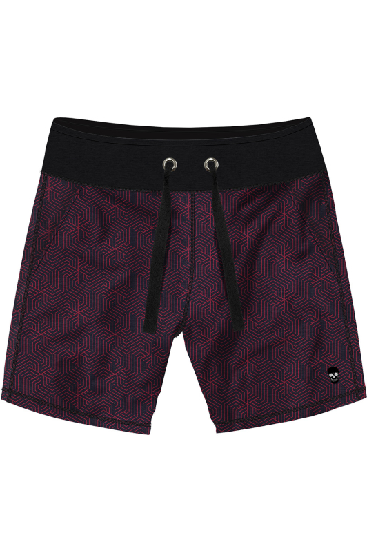 Bermuda Moletom - Purple Kaleidoscope | CHRISTOFF