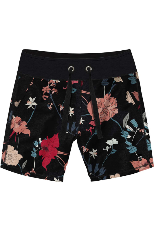 Bermuda Moletom - Retro Floral | CHRISTOFF