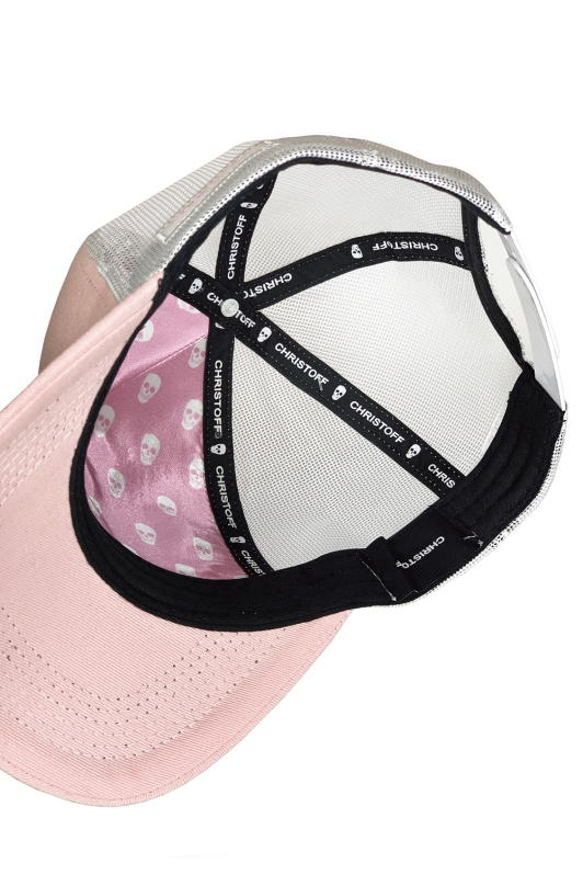 Boné Skull Sarja - Rosa | CHRISTOFF