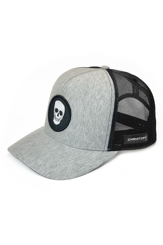 Boné Skull - Cinza | CHRISTOFF