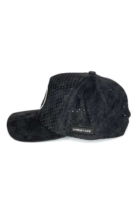 Boné Skull - Preto Perfurate | CHRISTOFF