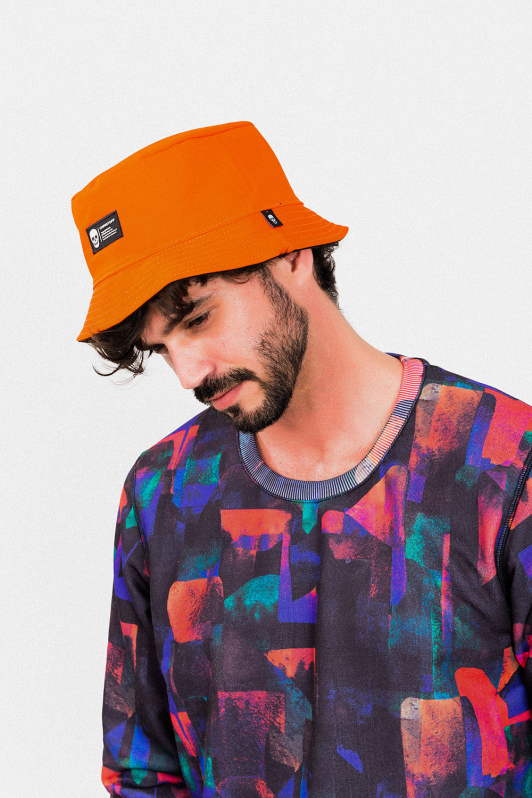 Bucket - Dupla Face Orange/Black | CHRISTOFF Bucket - Dupla Face Orange/Black | CHRISTOFF
