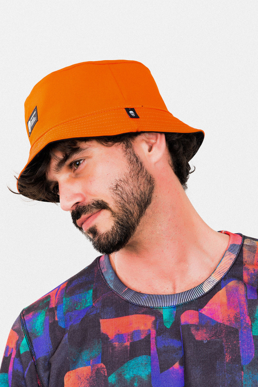 Bucket - Dupla Face Orange/Black | CHRISTOFF Bucket - Dupla Face Orange/Black | CHRISTOFF