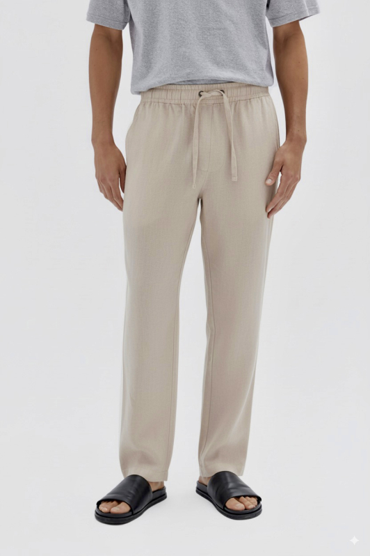 Calça Linho - Crú | CHRISTOFF Calça Linho - Crú | CHRISTOFF