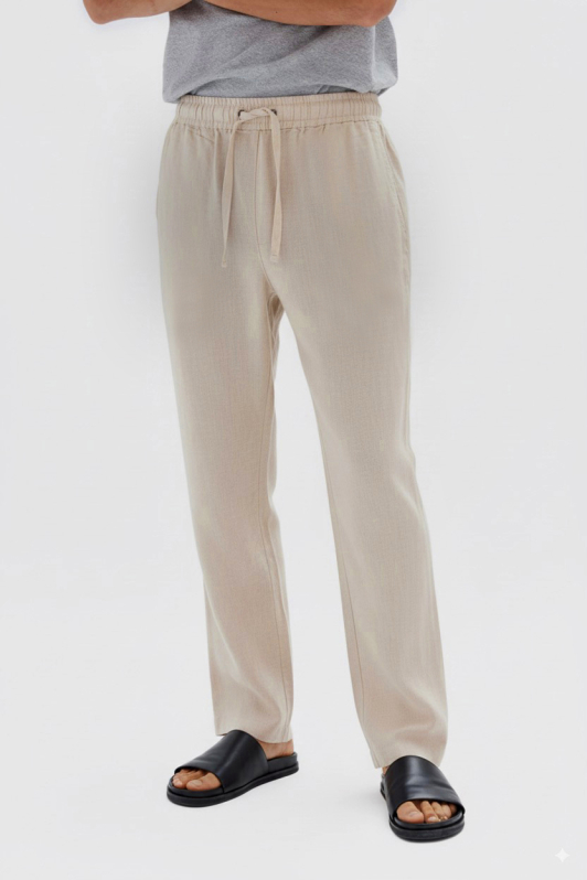 Calça Linho - Crú | CHRISTOFF Calça Linho - Crú | CHRISTOFF