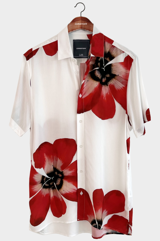 Camisa - Red Garden | CHRISTOFF