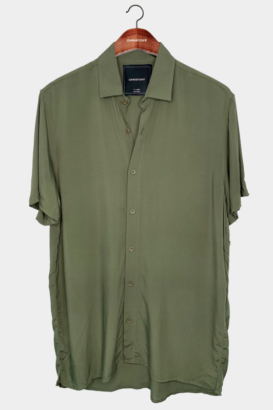 Camisa - Solid Olive | CHRISTOFF