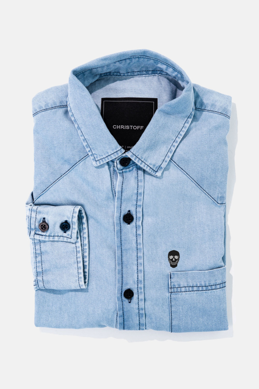 Camisa Classic - Jeans | CHRISTOFF Camisa Classic - Jeans | CHRISTOFF