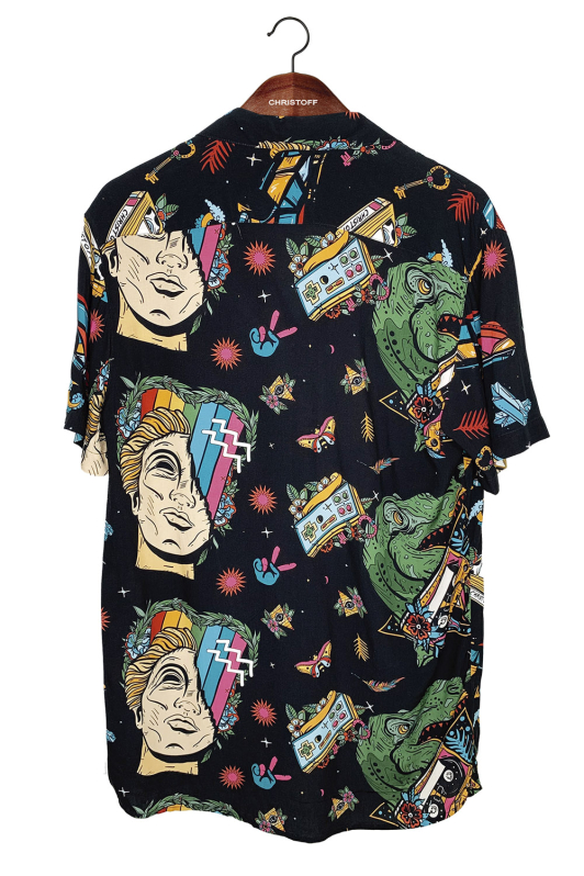 Camisa - Disco Preta | CHRISTOFF