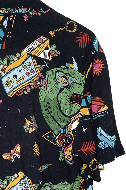 Camisa - Disco Preta | CHRISTOFF