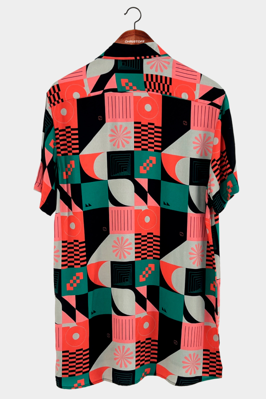 Camisa - Geometric Squares | CHRISTOFF Camisa - Geometric Squares | CHRISTOFF