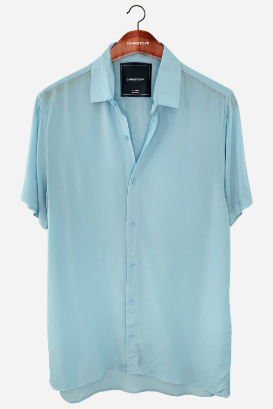 Camisa - Solid Aqua | CHRISTOFF