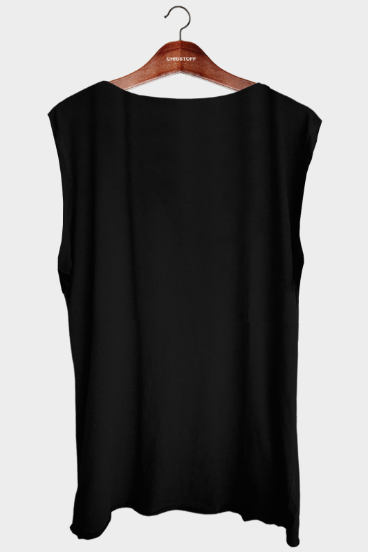 Camiseta Tank Relax - Black / Skull White | CHRISTOFF Camiseta Tank Relax - Black / Skull White | CHRISTOFF
