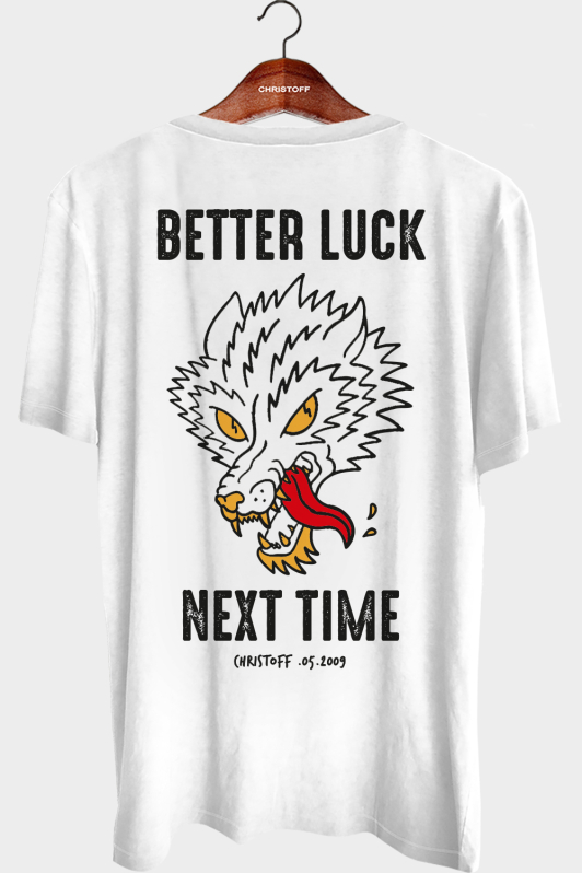 Camiseta Gola Básica - Better Luck | CHRISTOFF
