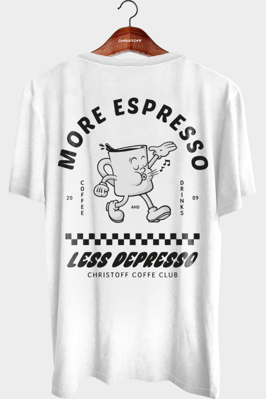 Camiseta Gola Básica - More Espresso | CHRISTOFF