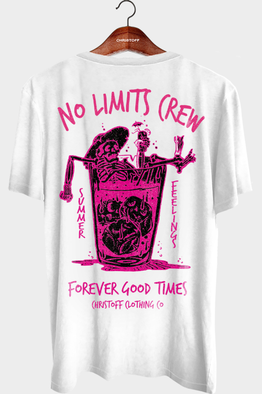 Camiseta Gola Básica - No Limits Crew | CHRISTOFF