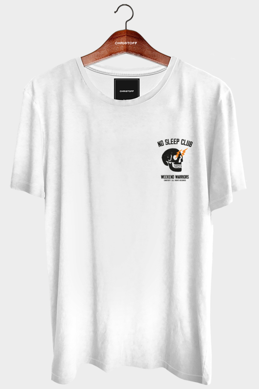Camiseta Gola Básica - No Sleep Club | CHRISTOFF