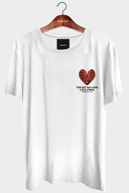 Camiseta Gola Básica - Trust No One | CHRISTOFF