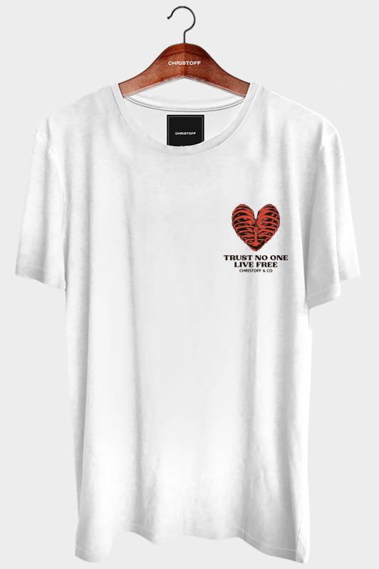Camiseta Gola Básica - Trust No One | CHRISTOFF Camiseta Gola Básica - Trust No One | CHRISTOFF