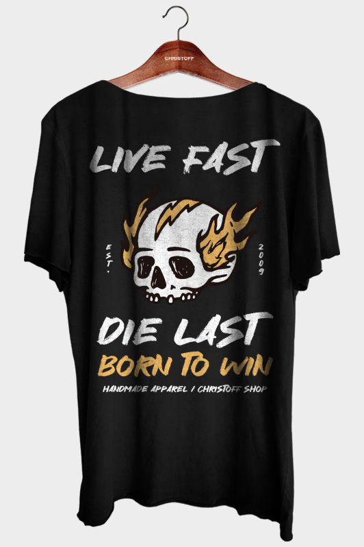 Camiseta Relax - Live Fast | CHRISTOFF
