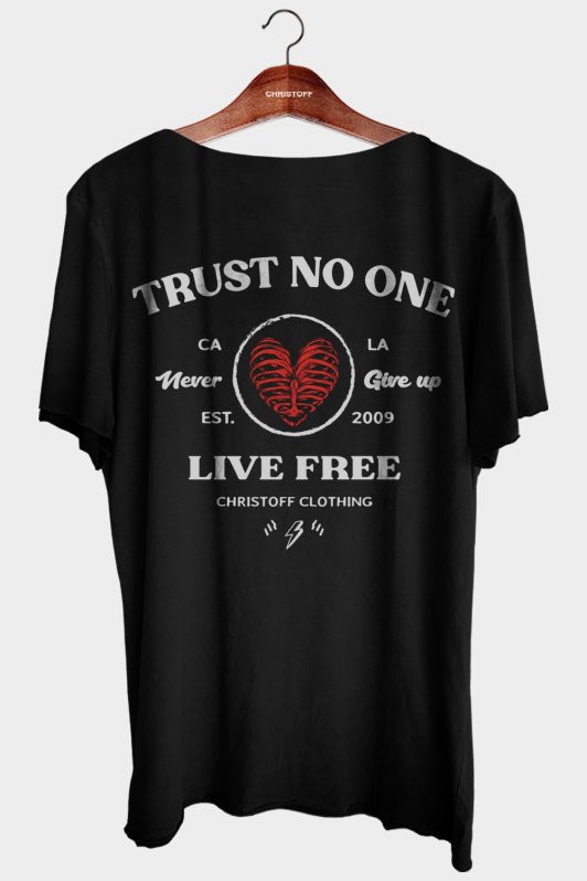 Camiseta Relax - Trust No One | CHRISTOFF