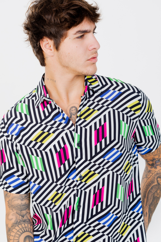 Camisa - Color Cubes | CHRISTOFF