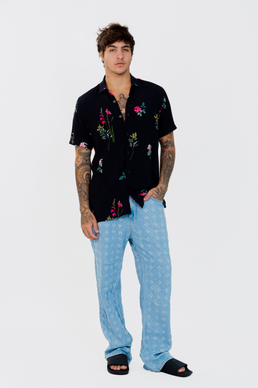 Camisa - Mini Roses | CHRISTOFF