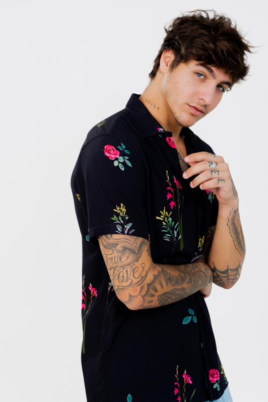 Camisa - Mini Roses | CHRISTOFF
