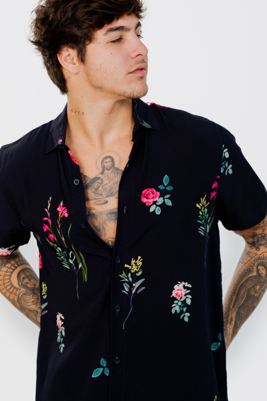 Camisa - Mini Roses | CHRISTOFF