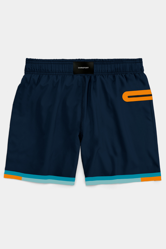 Short Aquaseries - Marinho / Orange | CHRISTOFF