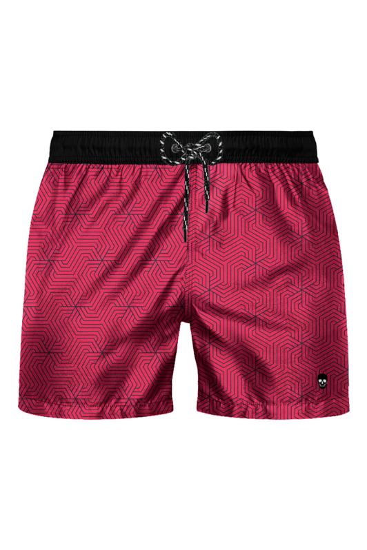 Short - Red Kaleidoscope  | CHRISTOFF