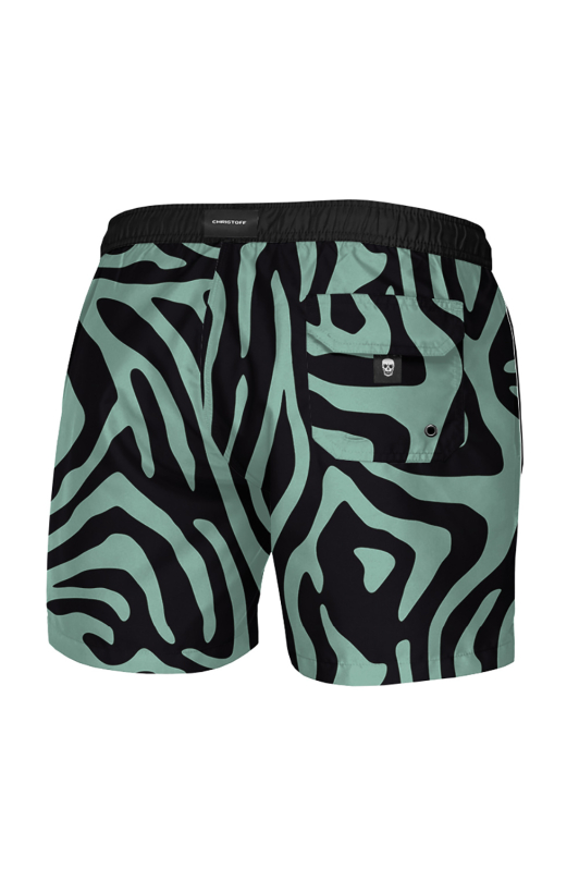 Short - Zebra Esmeralda | CHRISTOFF