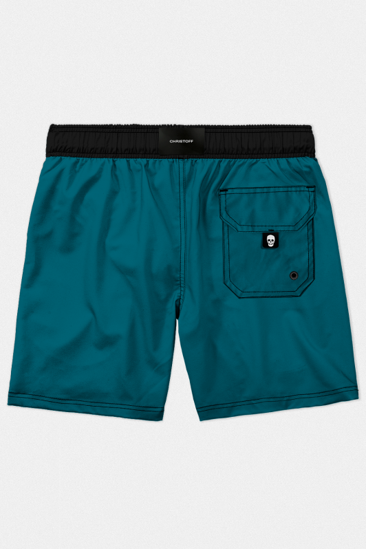 Short High Performance - Bicolor Black/Blue