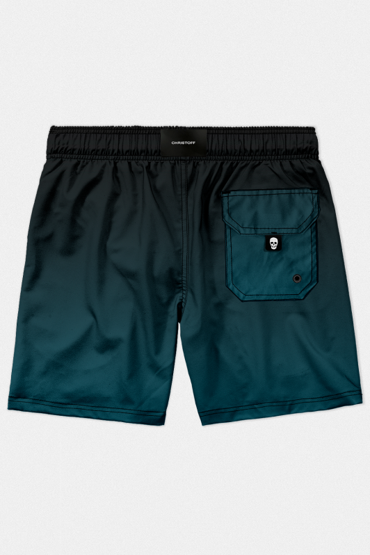 Short High Performance - Degradê Black/Petroleum | CHRISTOFF