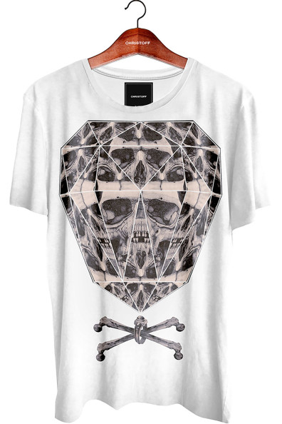 Camiseta Gola Básica - Diamond