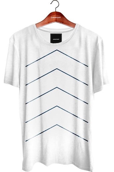 Camiseta Gola Básica - Lines
