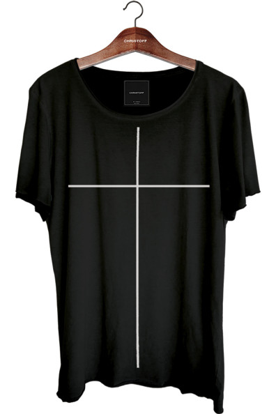 Camiseta Relax - Thin Cross Preta