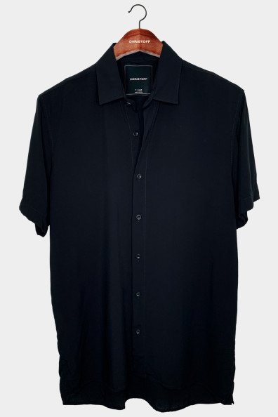 Camisa - Solid Black | CHRISTOFF