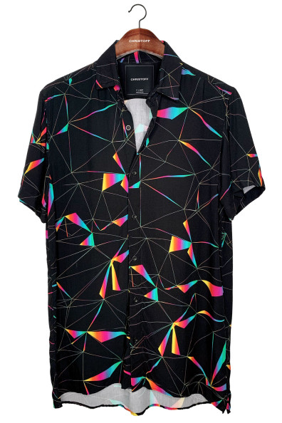 Camisa - Fluor Triangles | CHRISTOFF