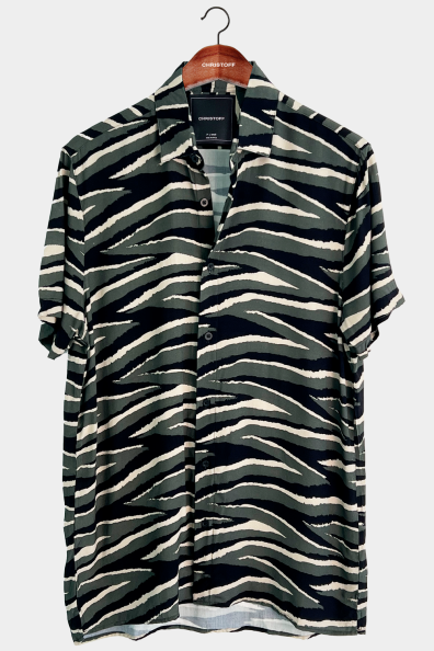 Camisa - Green Stencil | CHRISTOFF