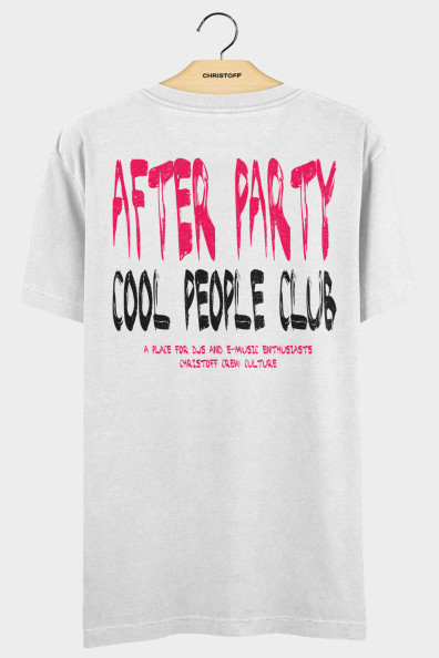 Camiseta Gola Básica - Cool People Club Branca