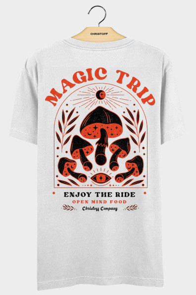 Camiseta Gola Básica - Magic Trip | CHRISTOFF